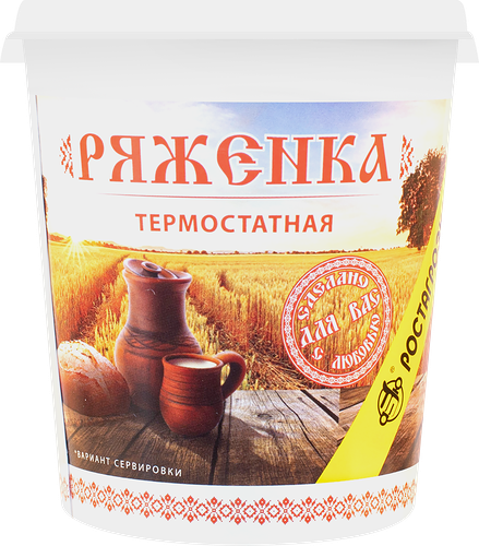 Ряженка термостатная РОСТАГРОЭКСПОРТ 3,2–6%, без змж, 300г
