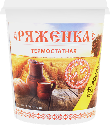 

Ряженка термостатная РОСТАГРОЭКСПОРТ 3,2–6%, без змж, 300г