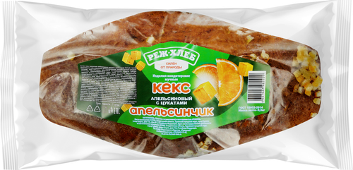 

Кекс Реж-Хлеб Апельсинчик с цукатами 500 г
