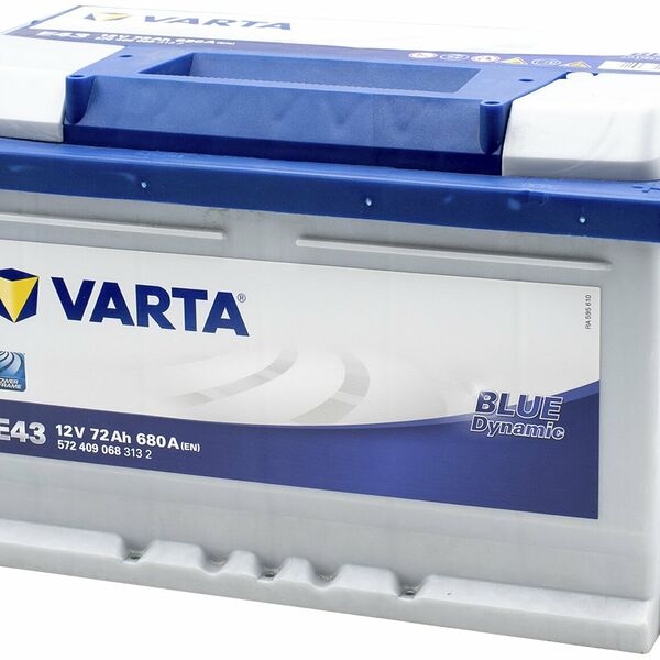Аккумулятор VARTA Blue Dynamic (E43) 72 Ач 680 А обратная полярность