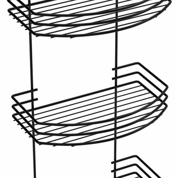 Полка для ванной настенная Fora Мята 3 яруса, 25×15×50,6 см
