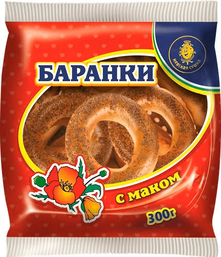 

Баранки Невская сушка Оригинальные с маком 300 г