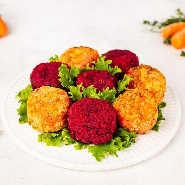 Биточки свекольные и морковные 500 г