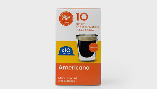 Кофе в капсулах Dolce Gusto Americano, 10 штук