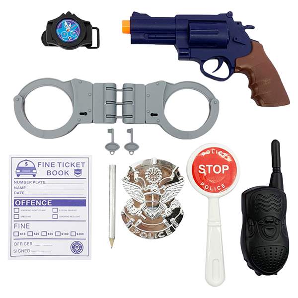 

Набор игровой Bigga Полицейский, в чемоданчике, 9 предметов