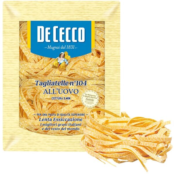 Макароны De Cecco Tagliatelle allunovo n.104 250г