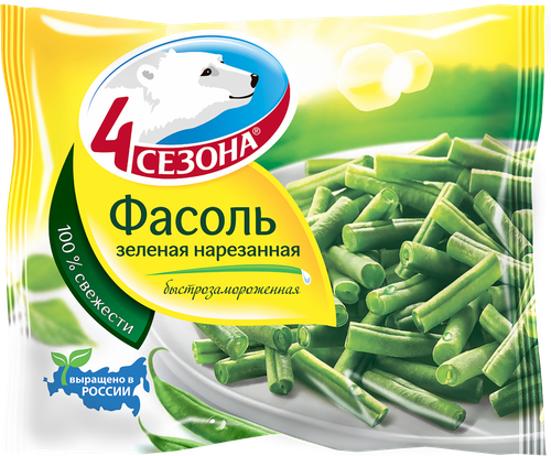

Фасоль зеленая 4 Сезона нарезанная 400 г