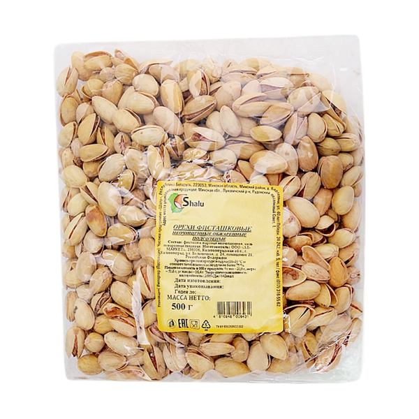 Орехи фисташковые неочищ.жар.соленые 500гр