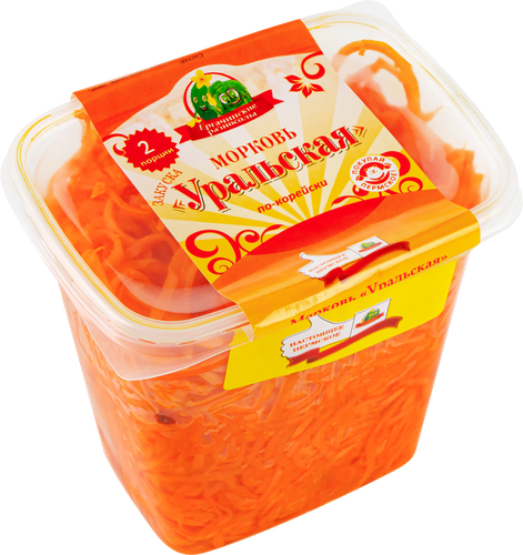 

Закуска Ергачинские разносолы Морковь уральская по-корейски 400 г