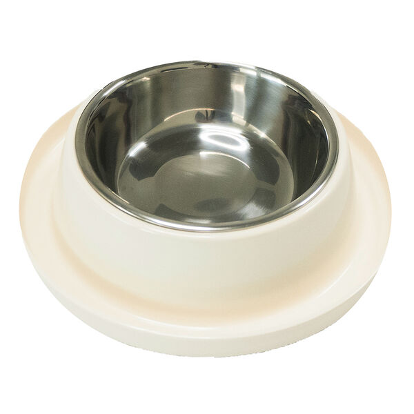 SuperDesign миска на меламиновой подставке 700 мл, Белый