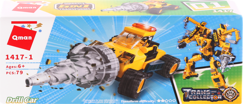 

Конструктор Qman Транспорт, Арт. 1417