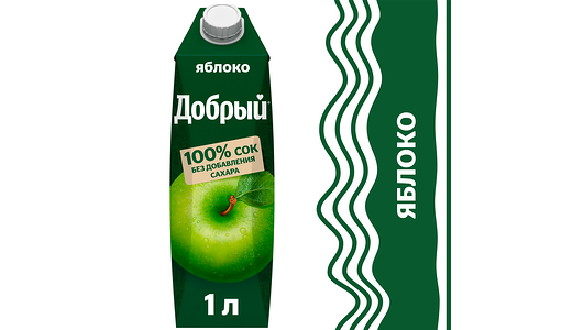 Сок Добрый Яблоко, 1л