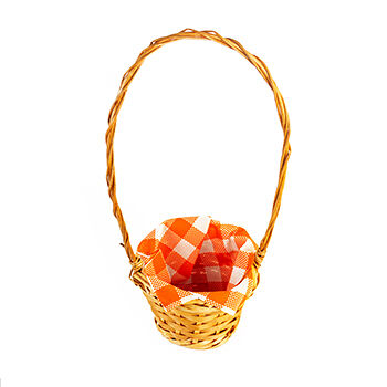 Корзина пасхальная для кулича с салфеткой в ассортименте, Carolon, Россия