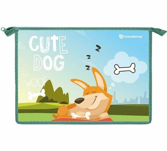 Папка для тетрадей для девочек Schoolformat Милый дружок, А4, 1 отделение, Арт. ПТПМА4-МД