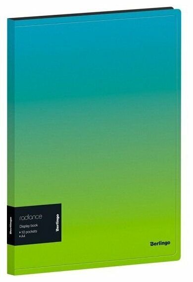 Папка Berlingo Radiance с 10 вкладышами 17 мм 600 мкм 1шт в ассортименте