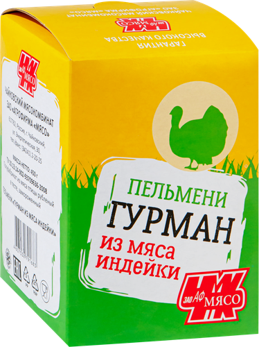 

Пельмени Чайковские Гурман из мяса индейки 450 г