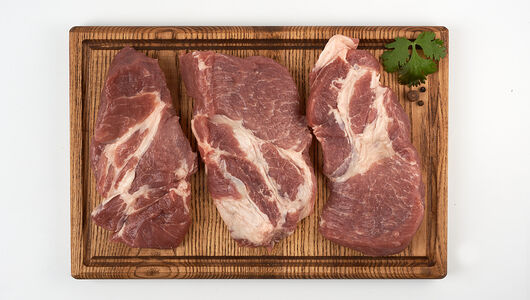 Стейк из свиной шеи 