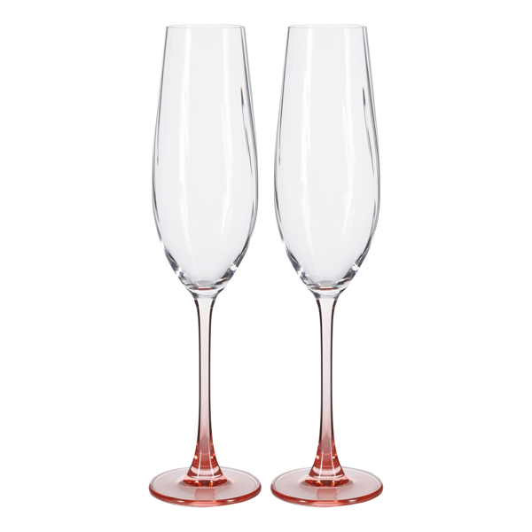 Набор бокалов CRYSTALITE BOHEMIA Columba optic д/шампанского 260мл, стекло