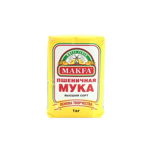 Мука пшеничная Макфа в/с пач 1кг