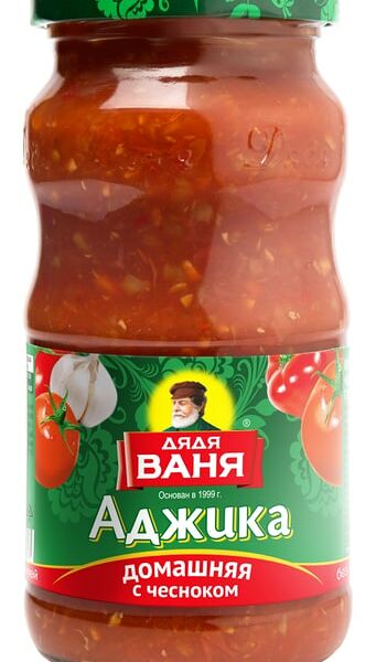 Аджика Дядя Ваня домашняя с чесноком 460г
