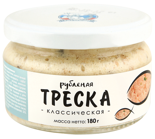 

Треска рубленая Европром классическая 180 г