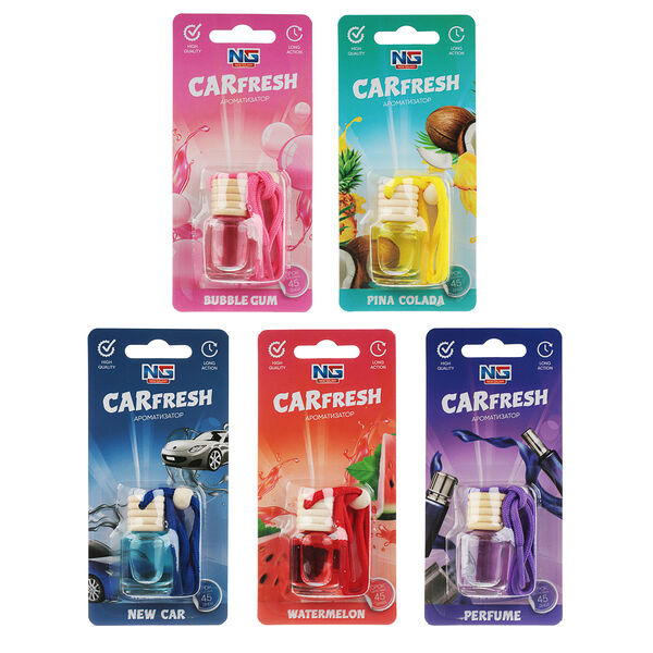 New galaxy ароматизатор подвесной carfresh,бабл гам, арбуз,пина колада,новая машина, парфюм, аромат в ассортименте