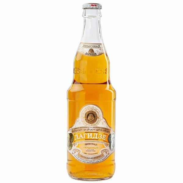 Лимонад Лагидзе Экстра Грушевый безалкогольный сильногазированный, 330мл