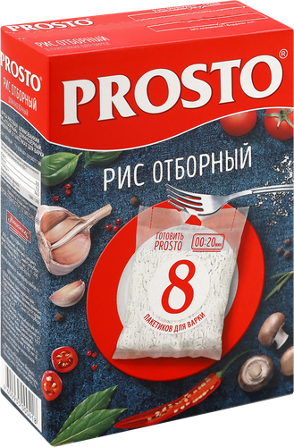 

Рис Prosto Отборный в варочных пакетиках 8 шт. х 62.5 г