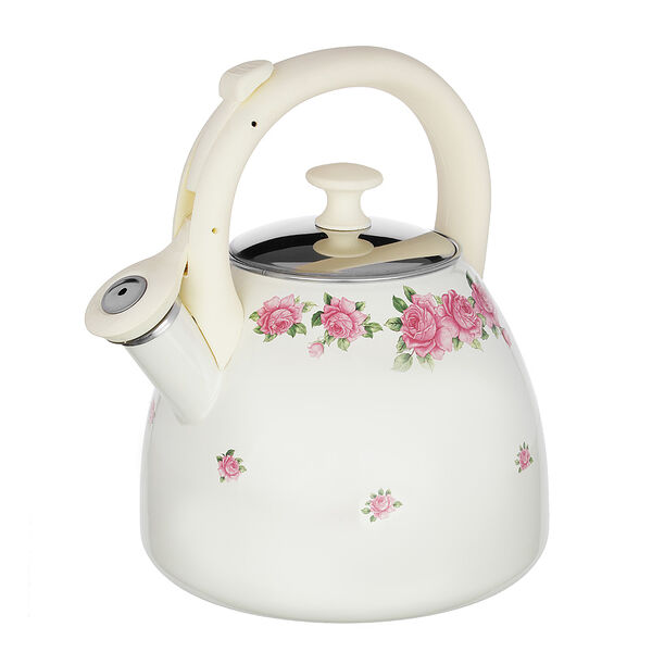 Vetta розанна чайник эмалированный 2,5л, новая форма