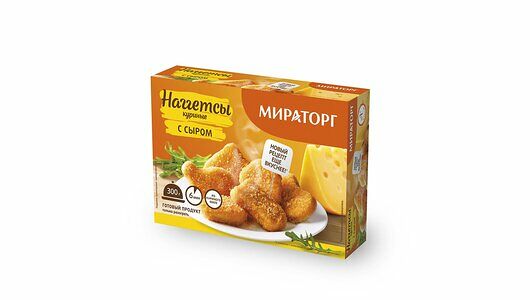 Наггетсы куриные Мираторг с сыром 300г