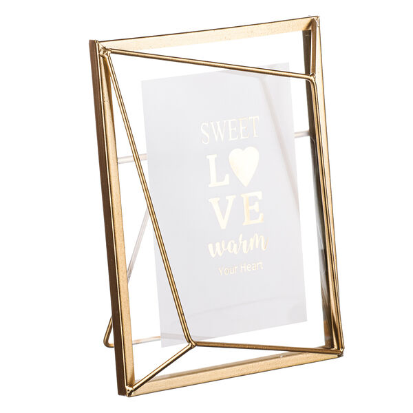 Ladecor фоторамка настольная, 10х15см, металл, арт.2