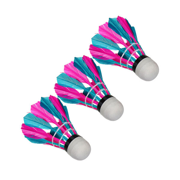 Silapro набор воланов для бадминтона в тубусе, 3шт, пвх+перо