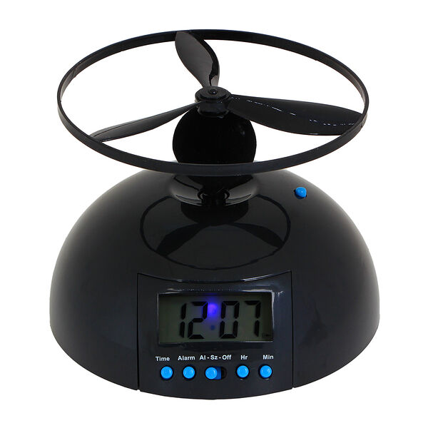 Ladecor chrono часы-будильник (летающий), 12х14см, 5хаа, пластик