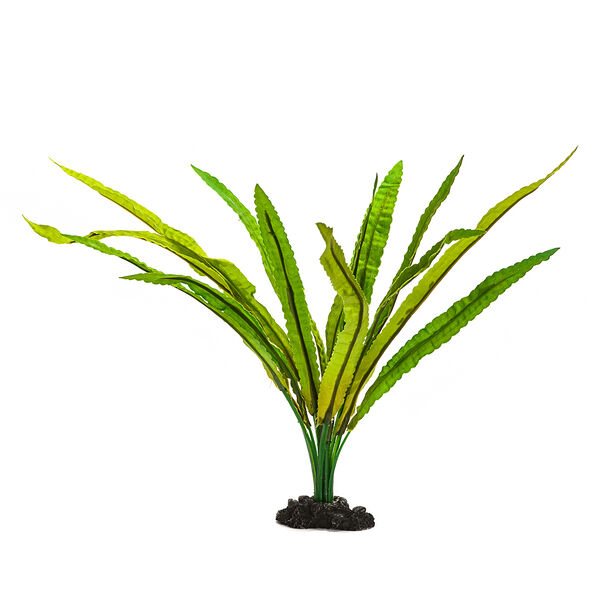 Декор для аквариума Растение шелковое Криптокорина Балансе, 30см