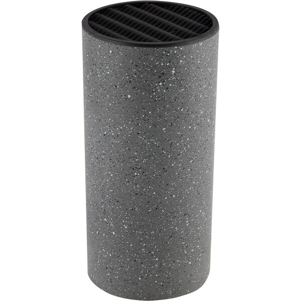 Подставка для ножей Mallony MARMO 11х11х22см, пластик/резина