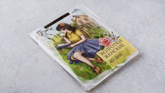 Колготки женские 40 den, черные, р. 2