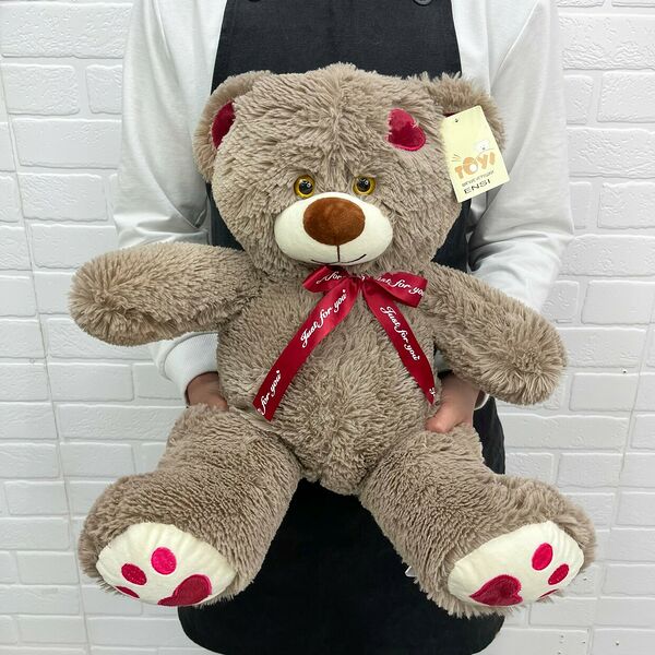 Мягкая игрушка Мишка кельвин бурый 65см N4340