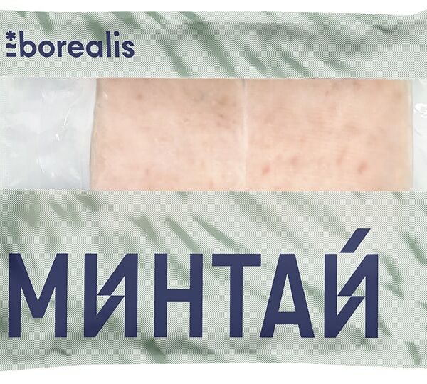 Минтай Borealis фарш замороженный 300г