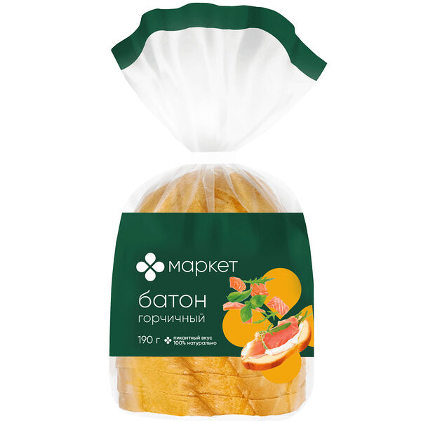 Батон Горчичный нарезанный Маркет