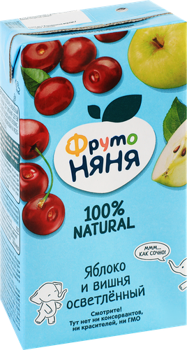 

Нектар ФрутоНяня Яблоко-вишня 500 мл