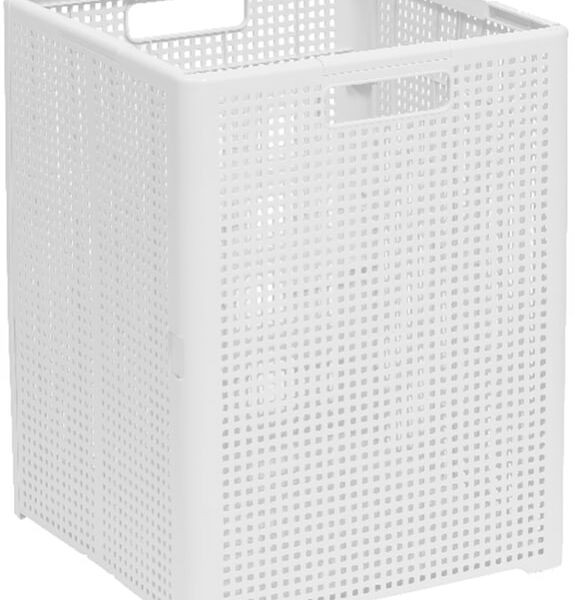 Корзина Violet складная Лофт 50л белый
