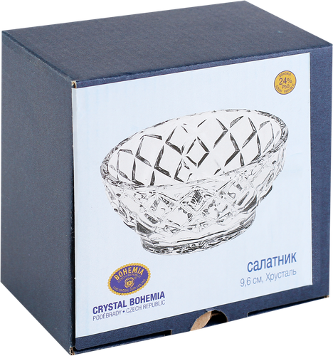 

Салатник Crystal Bohemia Diamond, 9.6 см, хрусталь