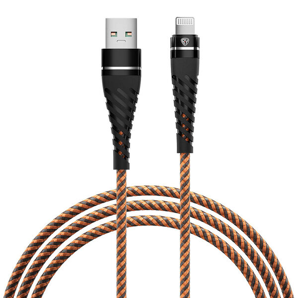 By кабель для зарядки герои ip, 1м., 2.4а, быстрая зарядка, тканная оплётка