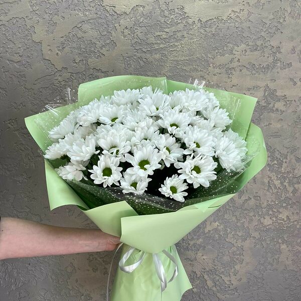 Букет хризантем ромашковидных