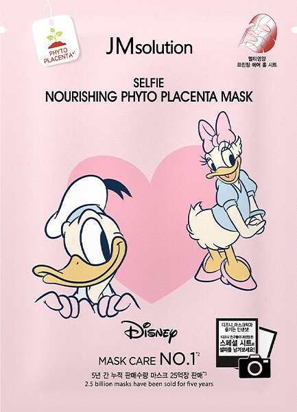 Маска для лица JMsolution Disney с экстрактом фитоплаценты 30 мл