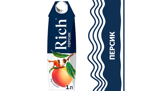 Нектар Rich Персиковый, 1л