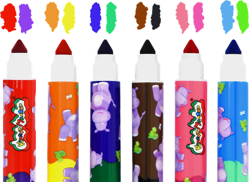 

Фломастеры КАЛЯКА-МАЛЯКА Классические суперсмываемые, 12 цветов, Арт. 166830