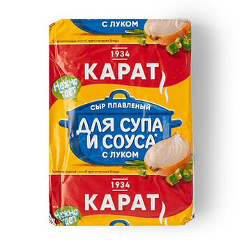 Сыр Карат плавленый Для супа с луком 90г