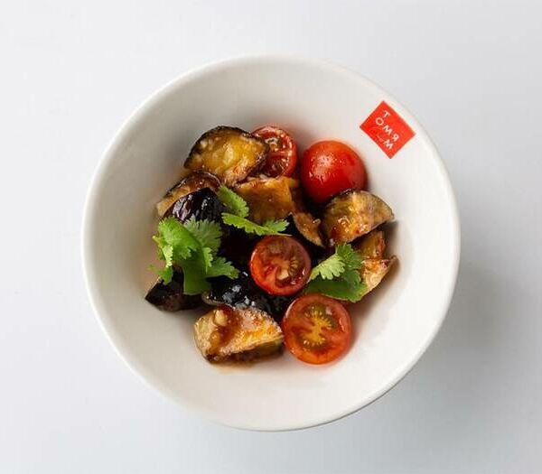 Тайский салат из баклажанов