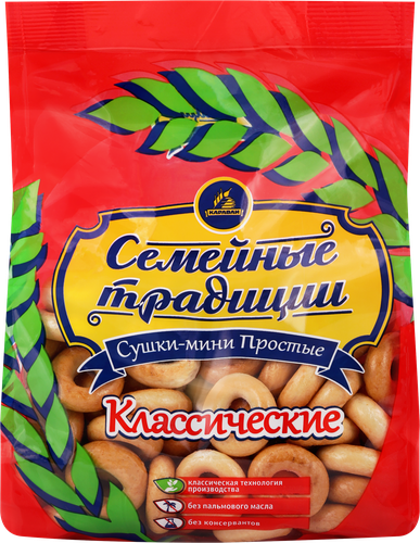 

Сушки Каравай Семейные традиции Классические мини 200 г
